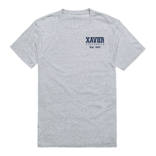Xavier University Musketeers Practice Tee T-Shirt Heather Grey-Campus-Wardrobe