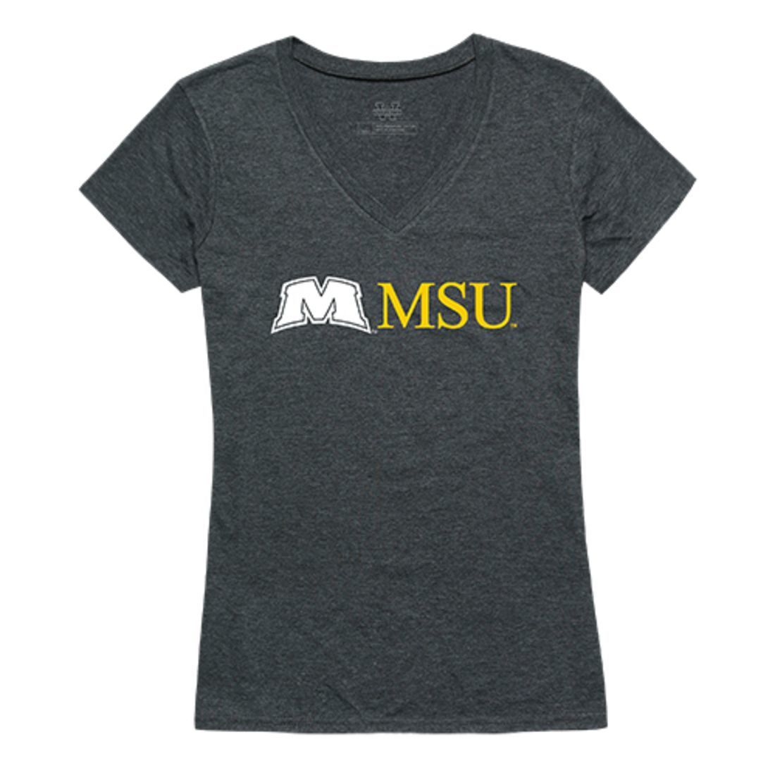 Morehead State University MSU Eagles Womens Institutional Tee T-Shirt Heather Charcoal-Campus-Wardrobe