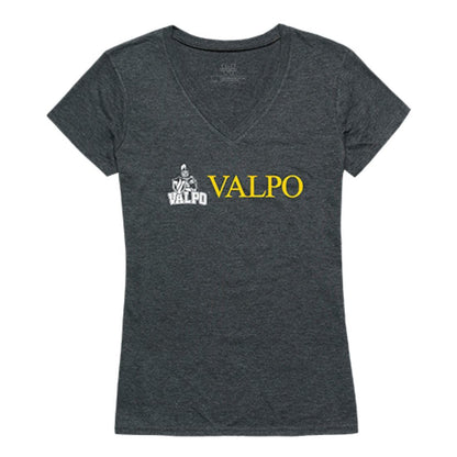 Valparaiso University Crusaders Womens Institutional Tee T-Shirt Heather Charcoal-Campus-Wardrobe