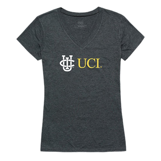 UCI University of California Irvine Anteaters Womens Institutional Tee T-Shirt Heather Charcoal-Campus-Wardrobe