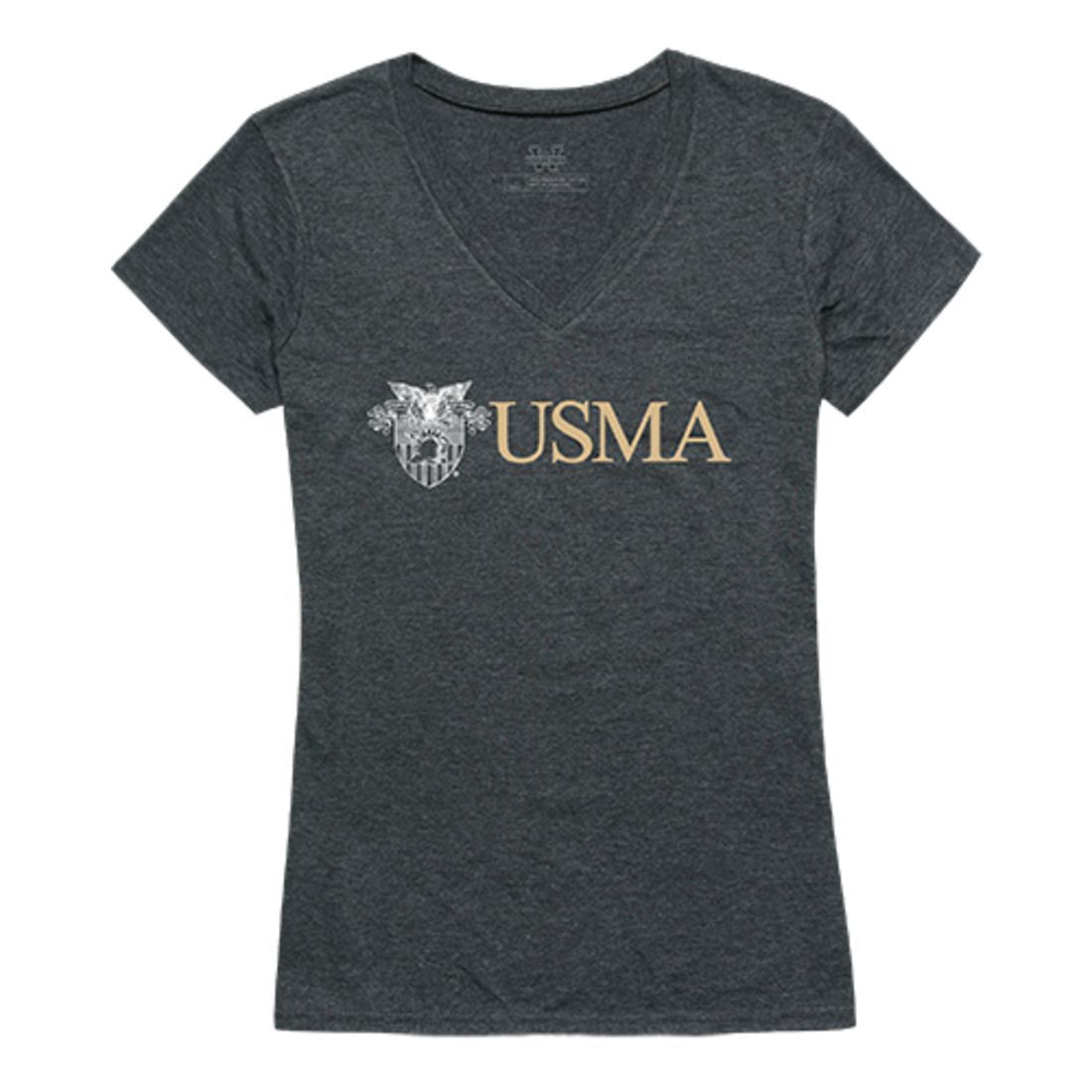 USMA United States Military Academy Army Black Nights Womens Institutional Tee T-Shirt Heather Charcoal-Campus-Wardrobe