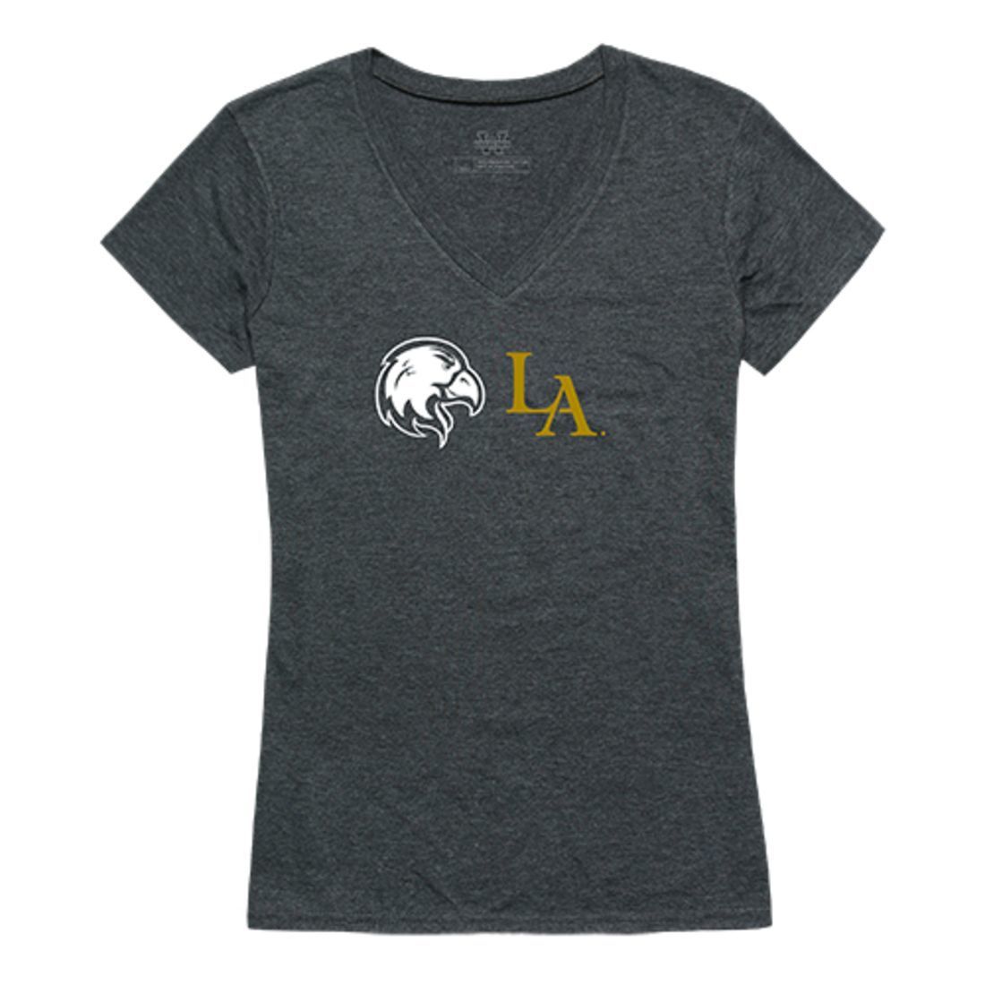 Cal State University Los Angeles Golden Eagles Womens Institutional Tee T-Shirt Heather Charcoal-Campus-Wardrobe