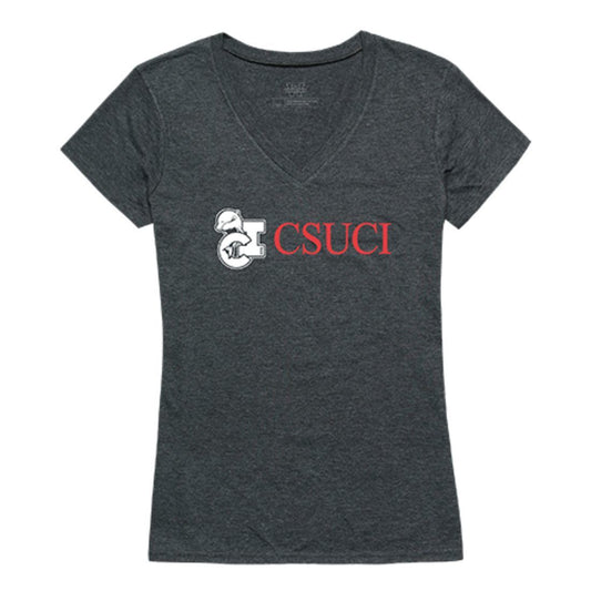 CSUCI CalIfornia State University Channel Islands The Dolphins Womens Institutional Tee T-Shirt Heather Charcoal-Campus-Wardrobe