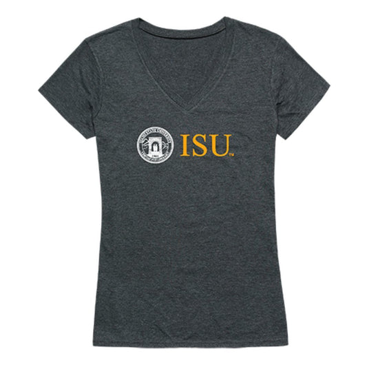 ISU Idaho State University Bengals Womens Institutional Tee T-Shirt Heather Charcoal-Campus-Wardrobe