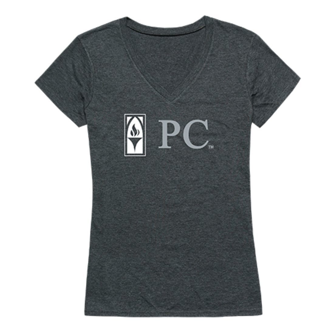 Providence College Friars Womens Institutional Tee T-Shirt Heather Charcoal-Campus-Wardrobe