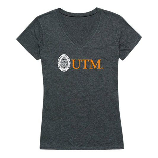 UTM University of Tennessee at Martin Skyhawks Womens Institutional Tee T-Shirt Heather Charcoal-Campus-Wardrobe