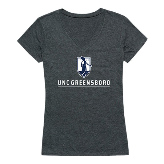 UNCG University of North Carolina at Greensboro Spartans Womens Institutional Tee T-Shirt Heather Charcoal-Campus-Wardrobe