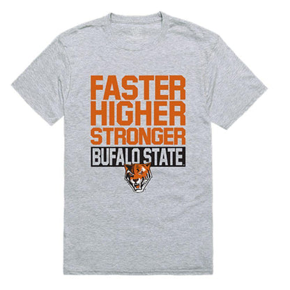 Buffalo State College Bengals NCAA Workout Tee T-Shirt-Campus-Wardrobe