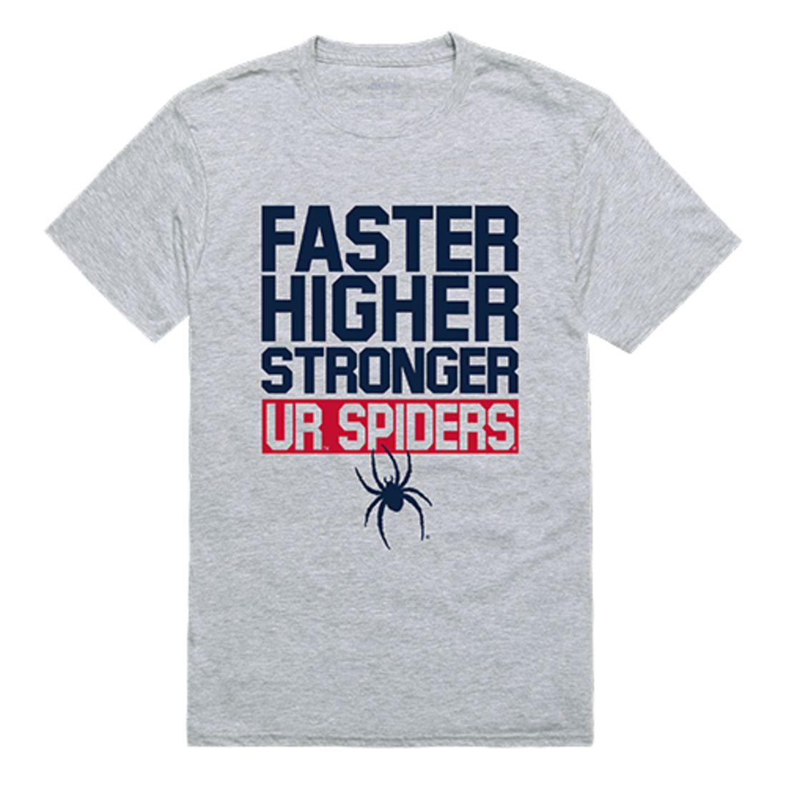 University of Richmond UR Spiders Workout T-Shirt Heather Grey-Campus-Wardrobe