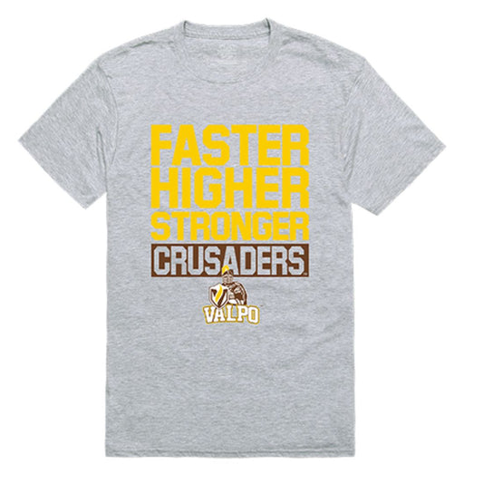 Valparaiso University Crusaders Workout T-Shirt Heather Grey-Campus-Wardrobe