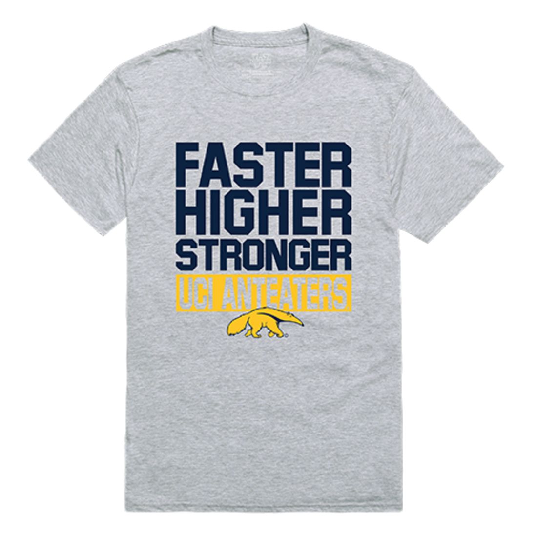 UCI University of California Irvine Anteaters Workout T-Shirt Heather Grey-Campus-Wardrobe