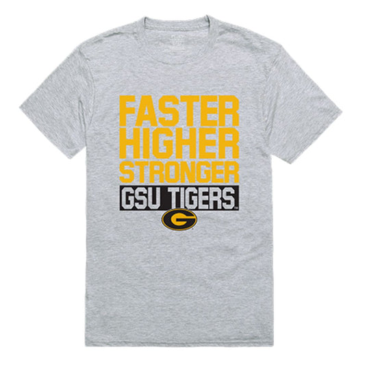Grambling State University Tigers Workout T-Shirt Heather Grey-Campus-Wardrobe
