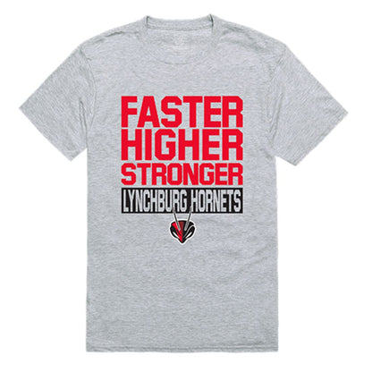 Lynchburg College Hornets Workout T-Shirt Heather Grey-Campus-Wardrobe