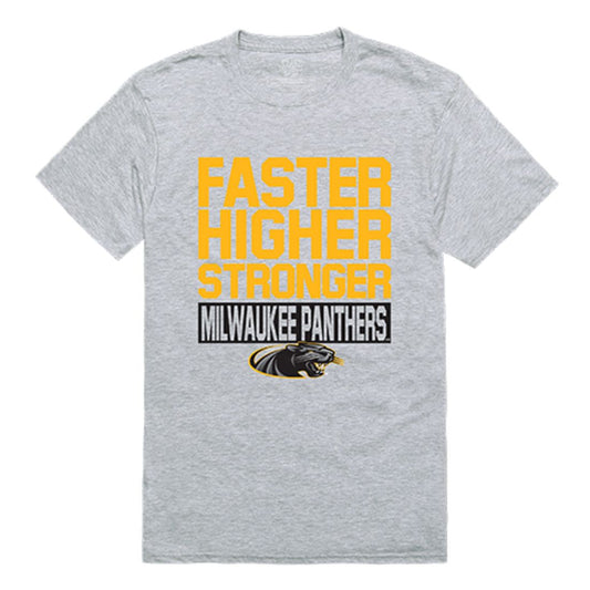 UWM University of Wisconsin Milwaukee Panthers Workout T-Shirt Heather Grey-Campus-Wardrobe