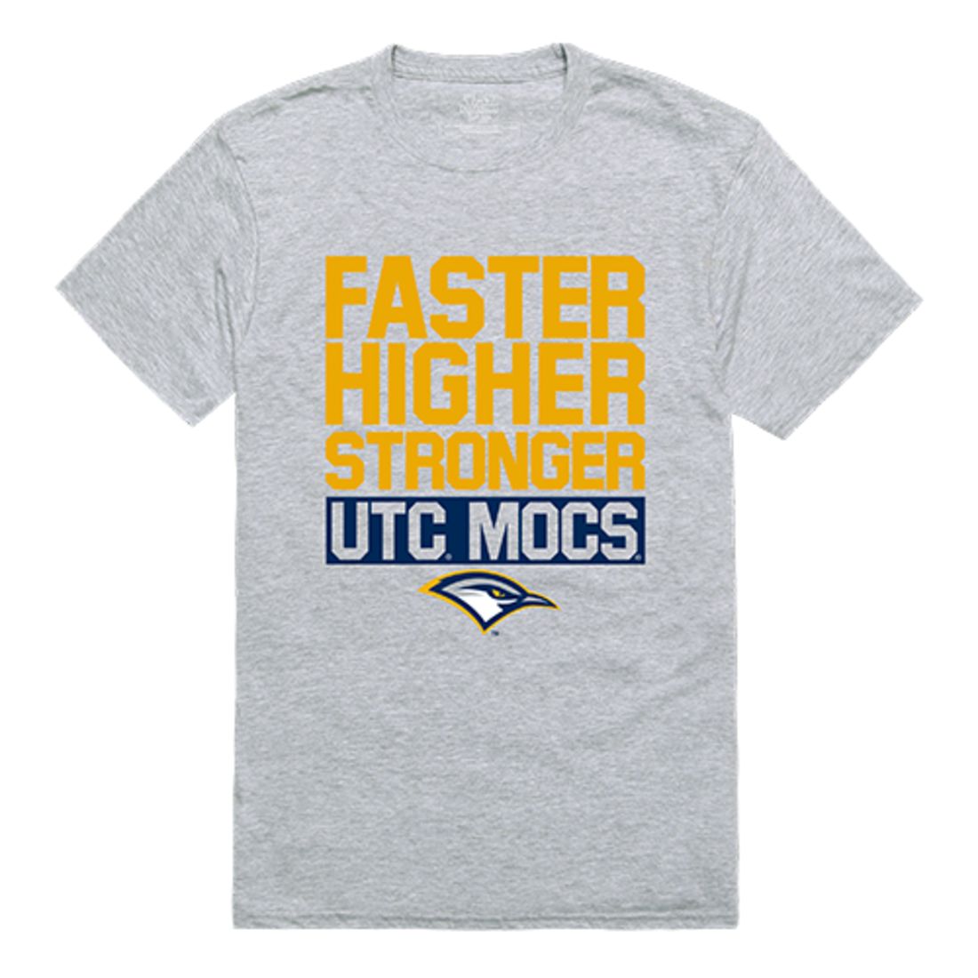 University of Tennessee at Chattanooga UTC MOCS MOCS Workout T-Shirt Heather Grey-Campus-Wardrobe