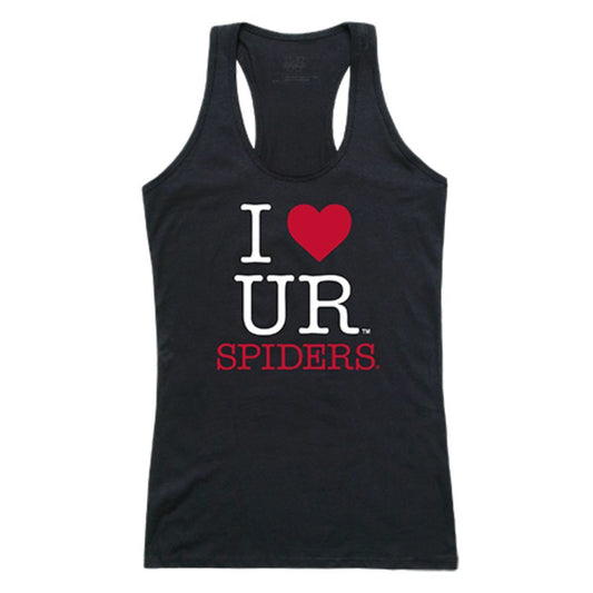 University of Richmond UR Spiders Womens Love Tank Top Tee T-Shirt Black-Campus-Wardrobe