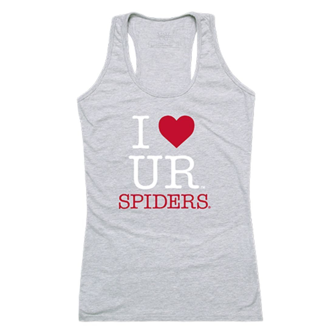 University of Richmond UR Spiders Womens Love Tank Top Tee T-Shirt Heather Grey-Campus-Wardrobe