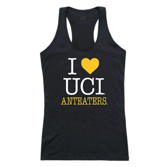 UCI University of California Irvine Anteaters Womens Love Tank Top Tee T-Shirt Black-Campus-Wardrobe