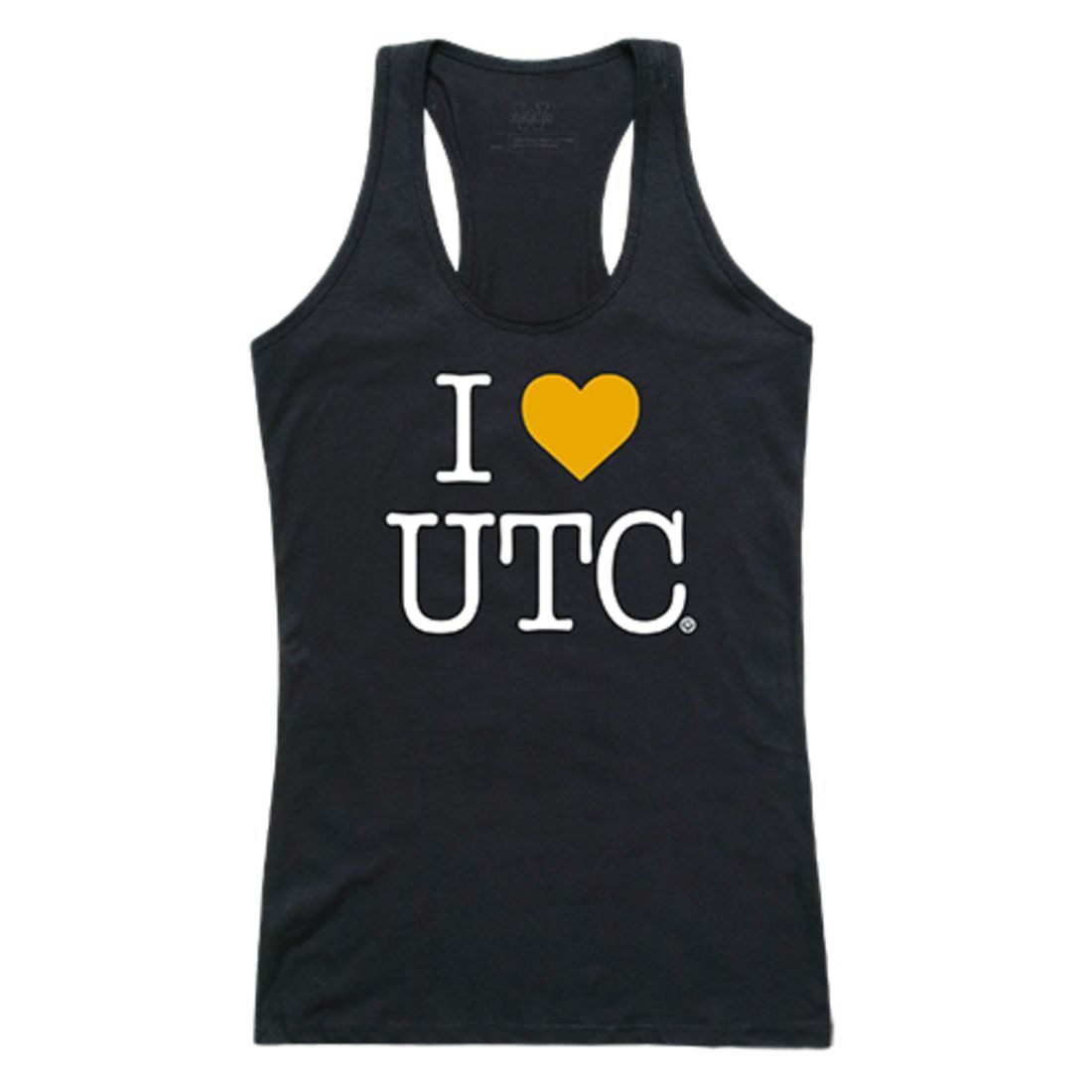University of Tennessee at Chattanooga UTC MOCS MOCS Womens Love Tank Top Tee T-Shirt Black-Campus-Wardrobe