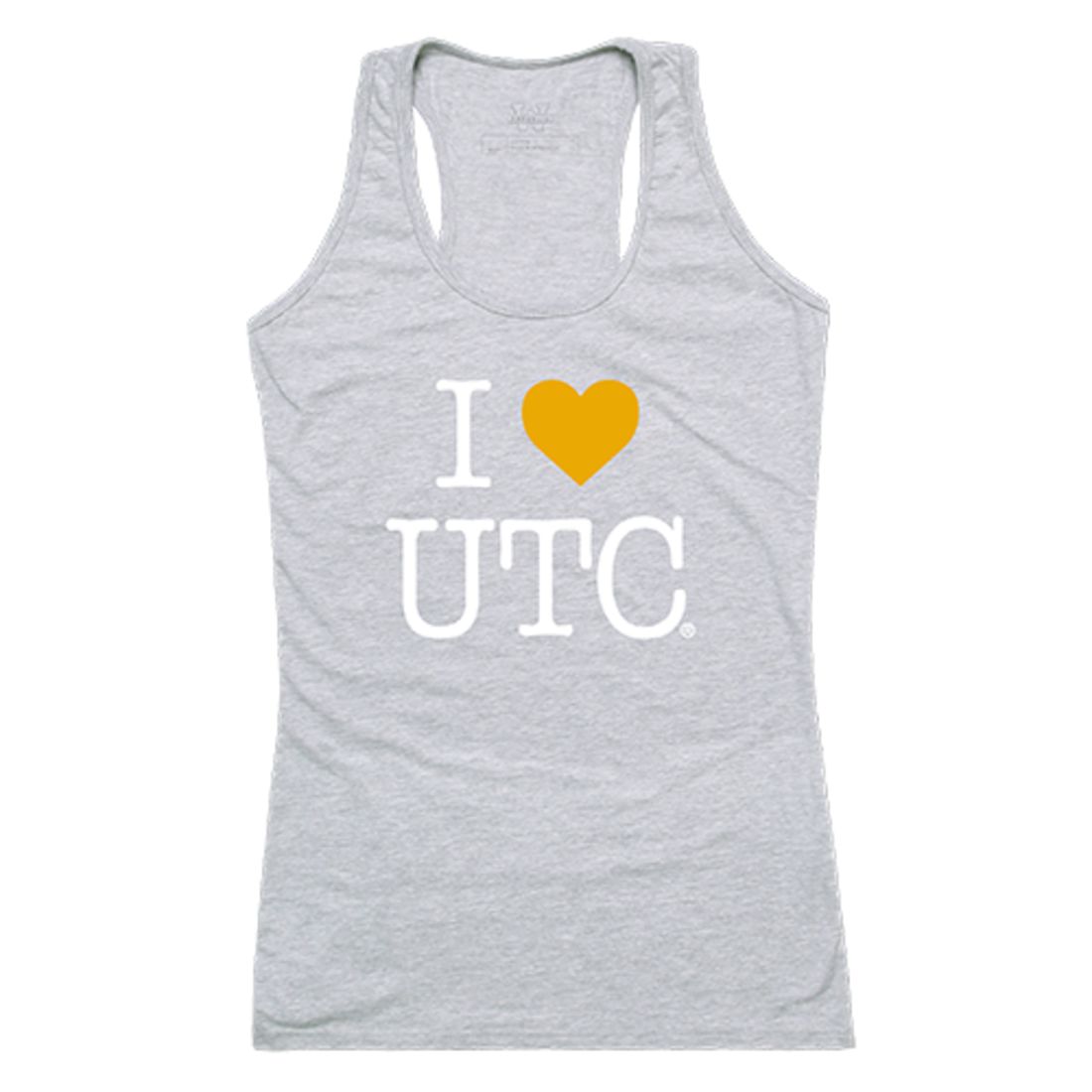 University of Tennessee at Chattanooga UTC MOCS MOCS Womens Love Tank Top Tee T-Shirt Heather Grey-Campus-Wardrobe