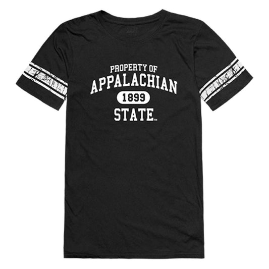 Appalachian App State University Mountaineers Womens Property Tee T-Shirt Black-Campus-Wardrobe