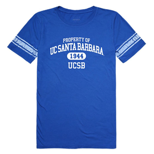 UCSB University of California Santa Barbara Gauchos Womens Property Tee T-Shirt Royal-Campus-Wardrobe