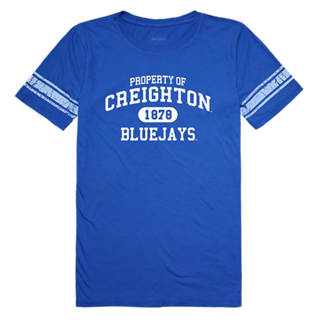 Creighton University Bluejays Womens Property Tee T-Shirt Royal-Campus-Wardrobe