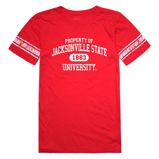 JSU Jacksonville State University Gamecocks Womens Property Tee T-Shirt Red-Campus-Wardrobe