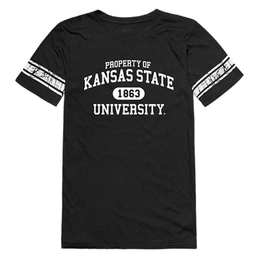 Kansas State University K-State Wildcats Womens Property Tee T-Shirt Black-Campus-Wardrobe