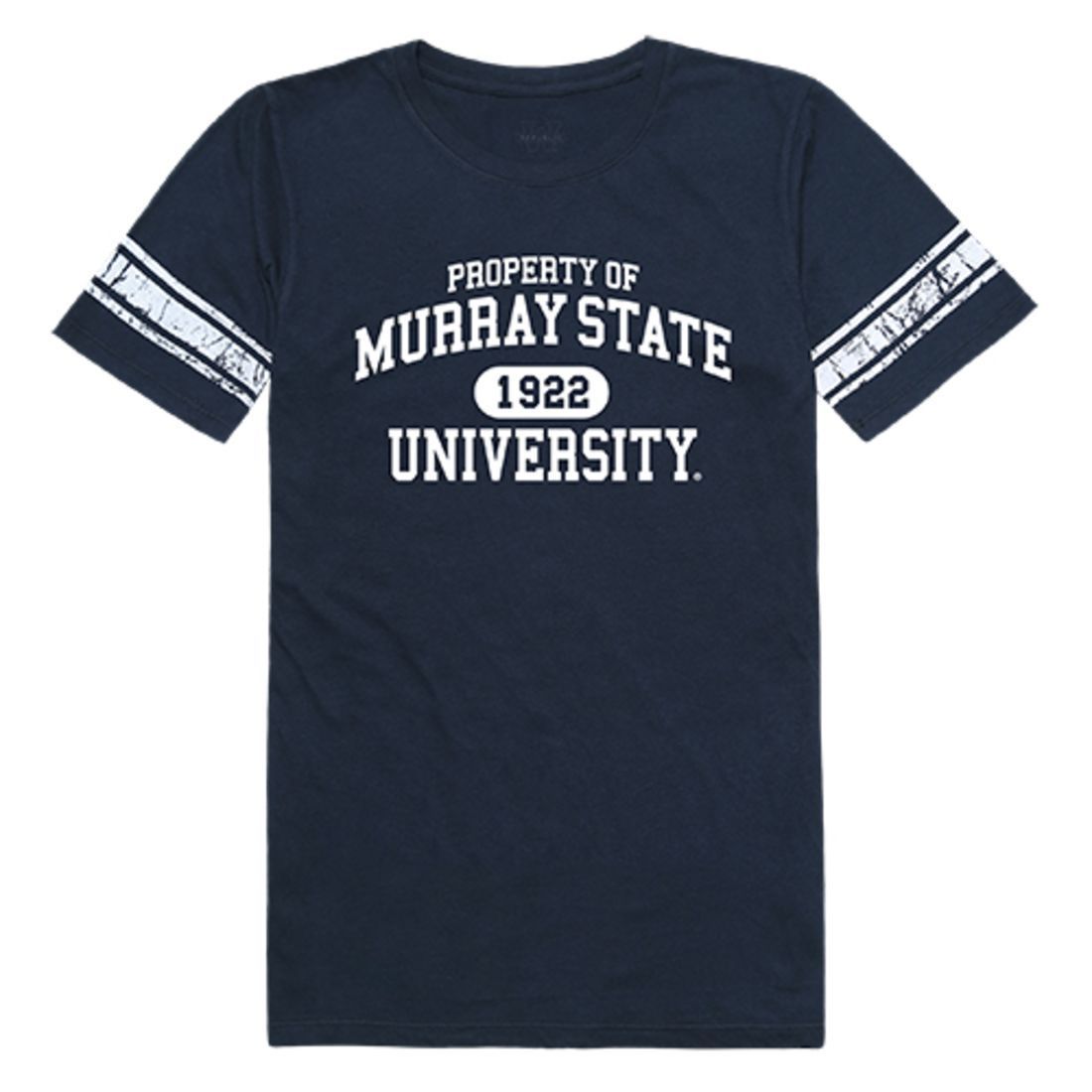Murray State University Racers Womens Property Tee T-Shirt Navy-Campus-Wardrobe
