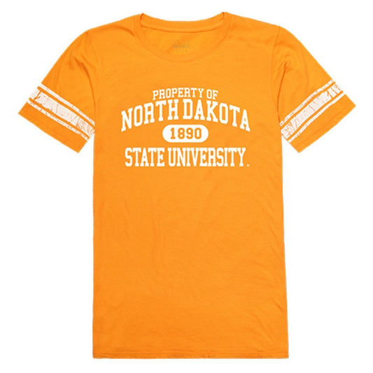 NDSU North Dakota State University Bison Thundering Herd Womens Property Tee T-Shirt Gold-Campus-Wardrobe