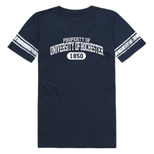 University of Rochester Yellowjackets Womens Property Tee T-Shirt Navy-Campus-Wardrobe