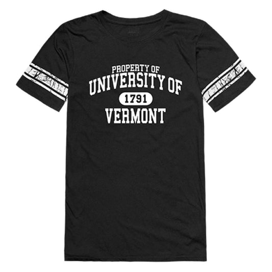 University of Vermont UVM Catamounts Womens Property Tee T-Shirt Black-Campus-Wardrobe