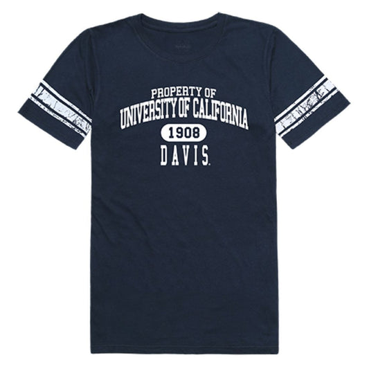 University of California UC Davis Aggies Womens Property Tee T-Shirt Navy-Campus-Wardrobe