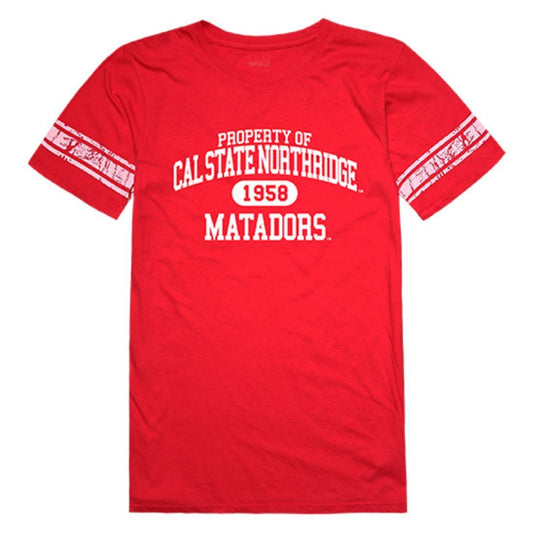CSUN California State University Northridge Matadors Womens Property Tee T-Shirt Red-Campus-Wardrobe