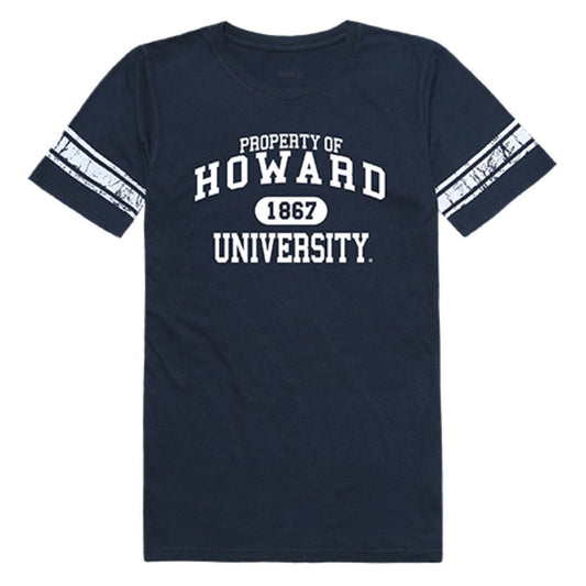 Howard University Bison Womens Property Tee T-Shirt Navy-Campus-Wardrobe