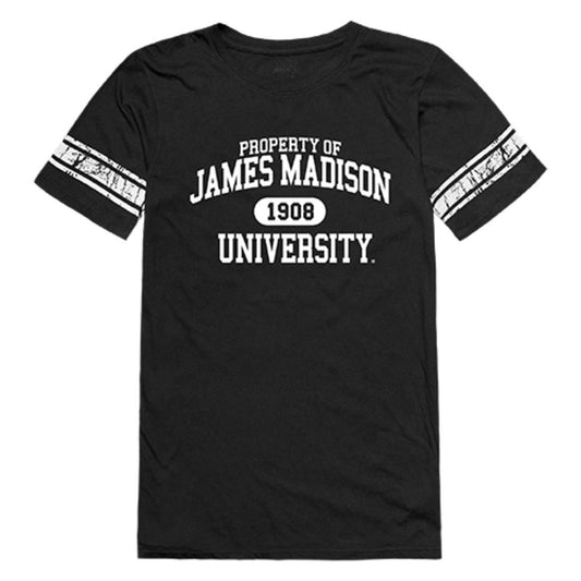 JMU James Madison University Foundation Dukes Womens Property Tee T-Shirt Black-Campus-Wardrobe