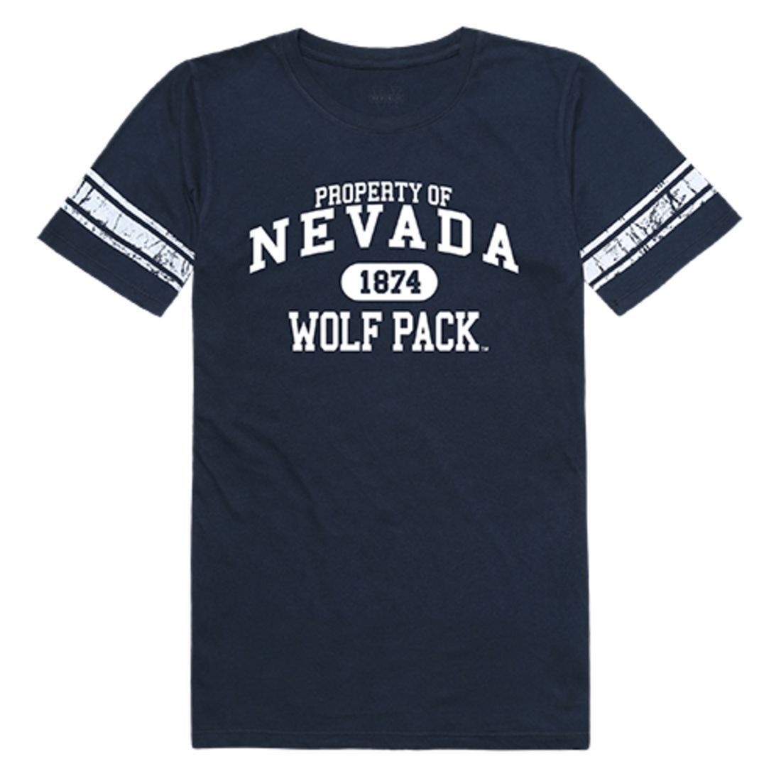 UNR University of Nevada Wolf Pack Womens Property Tee T-Shirt Navy-Campus-Wardrobe