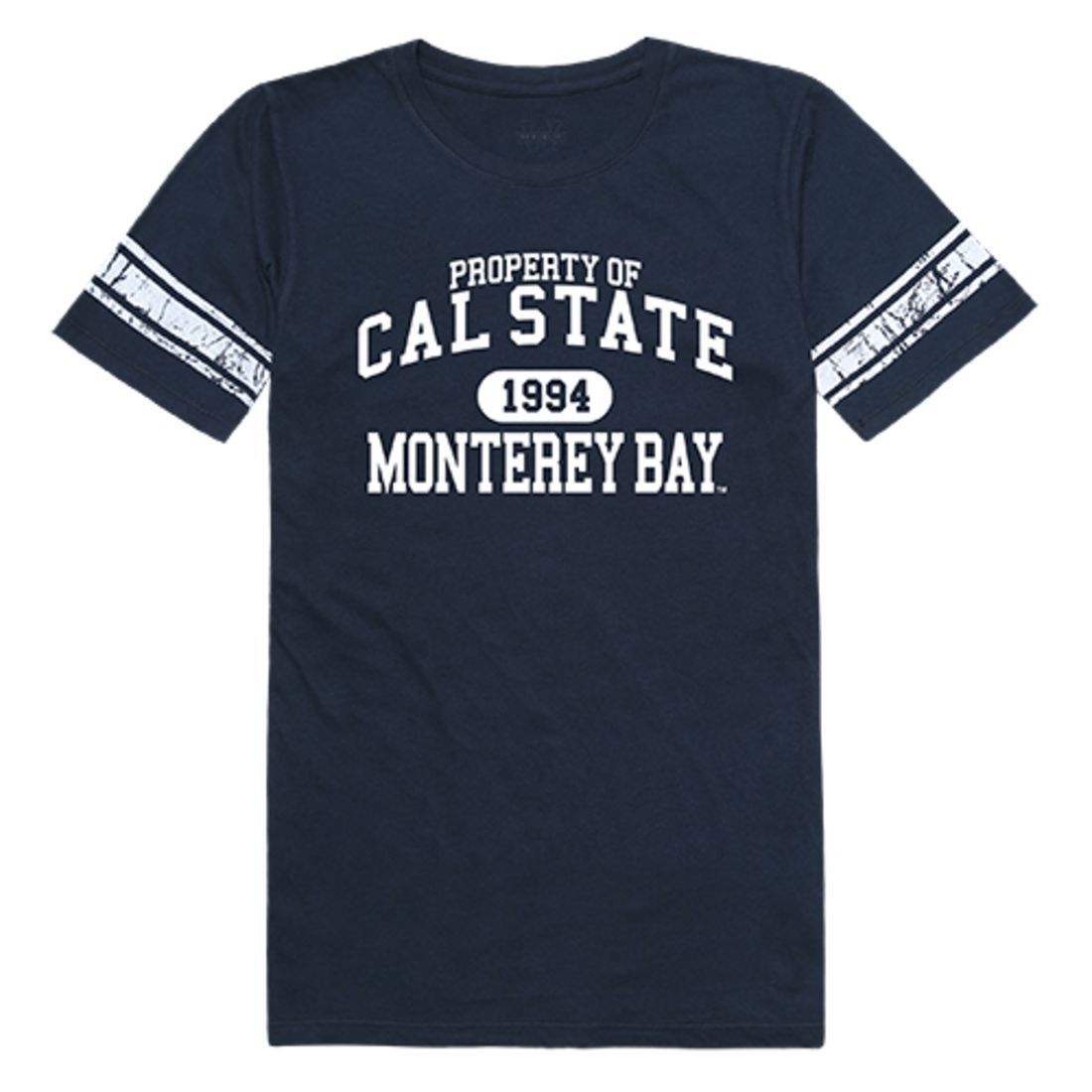 CSUMB Cal State University Monterey Bay Otters Womens Property Tee T-Shirt Navy-Campus-Wardrobe