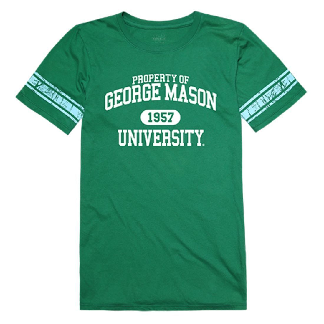 GMU George Mason University Patriots Womens Property Tee T-Shirt Kelly-Campus-Wardrobe