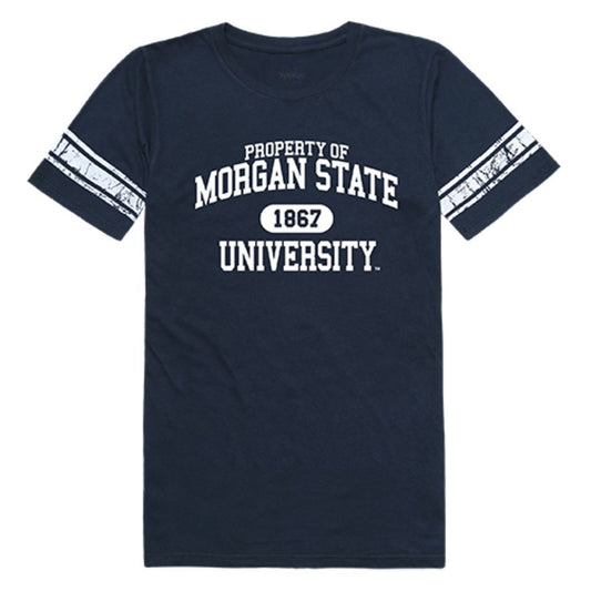 MSU Morgan State University Bears Womens Property Tee T-Shirt Navy-Campus-Wardrobe