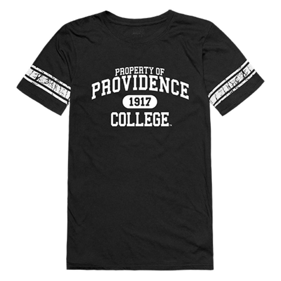 Providence College Friars Womens Property Tee T-Shirt Black-Campus-Wardrobe