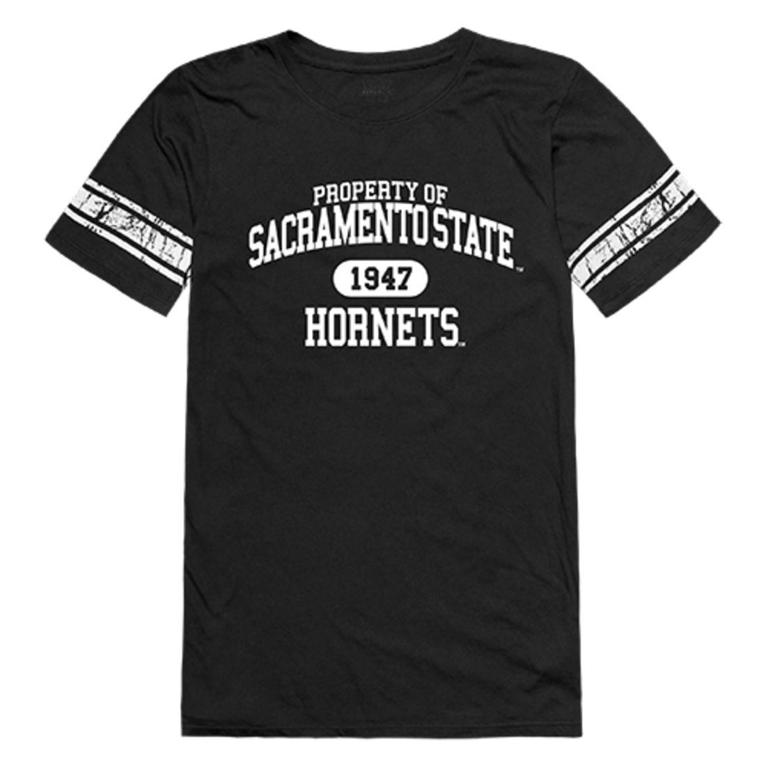 CSUS Sacramento State Hornets Womens Property Tee T-Shirt Black-Campus-Wardrobe