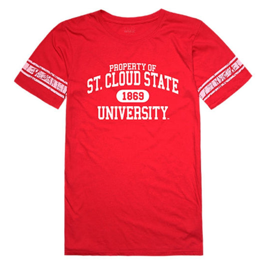 St. Cloud State University Huskies Womens Property Tee T-Shirt Red-Campus-Wardrobe