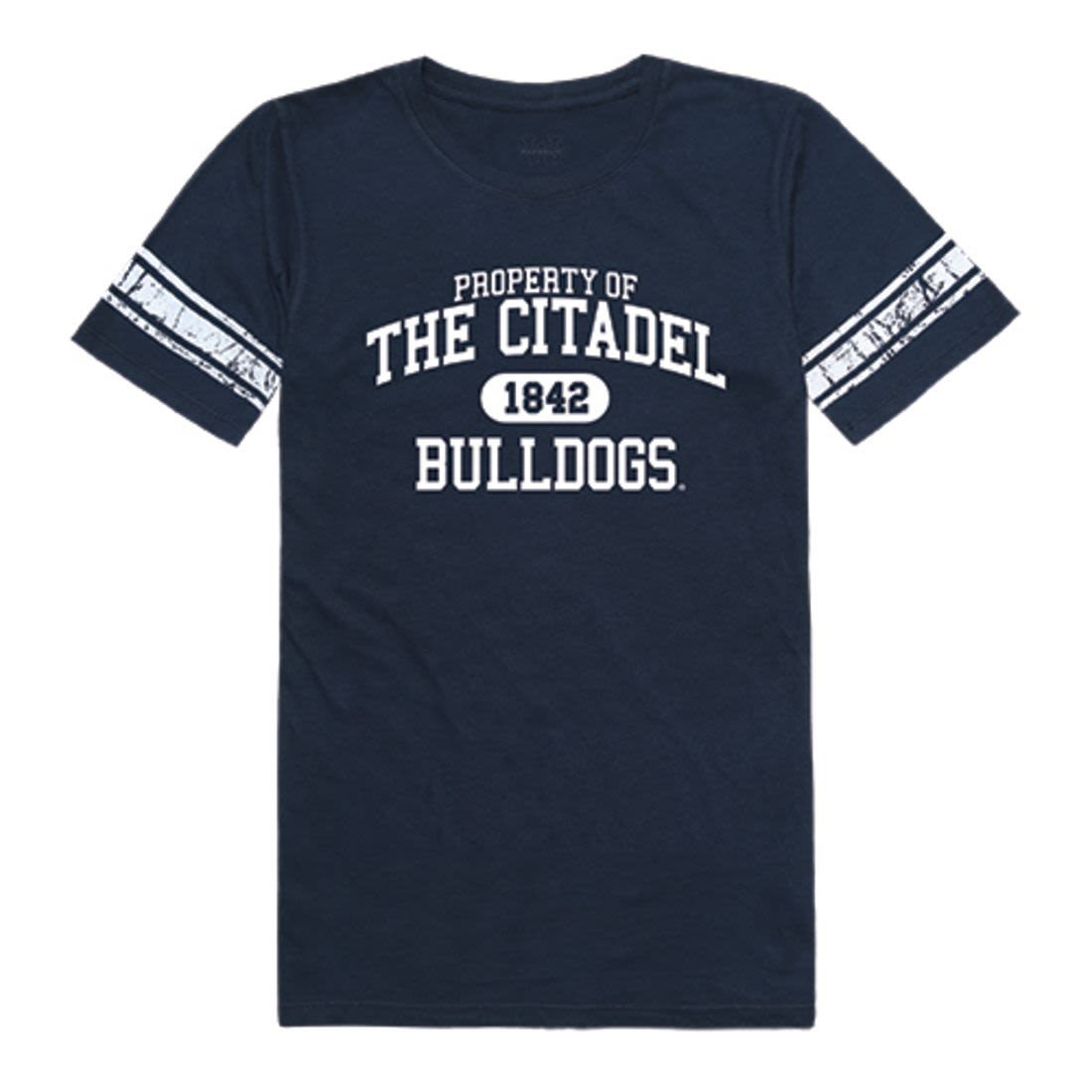 The Citadel Bulldogs Womens Property Tee T-Shirt Navy-Campus-Wardrobe