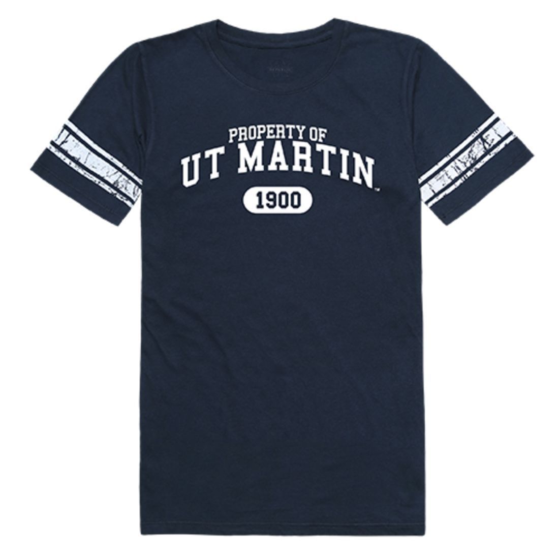 UTM University of Tennessee at Martin Skyhawks Womens Property Tee T-Shirt Navy-Campus-Wardrobe