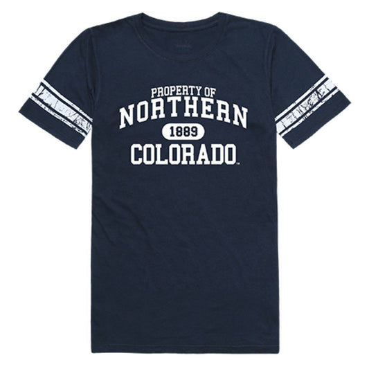 UNC University of Northern Colorado Bears Womens Property Tee T-Shirt Navy-Campus-Wardrobe
