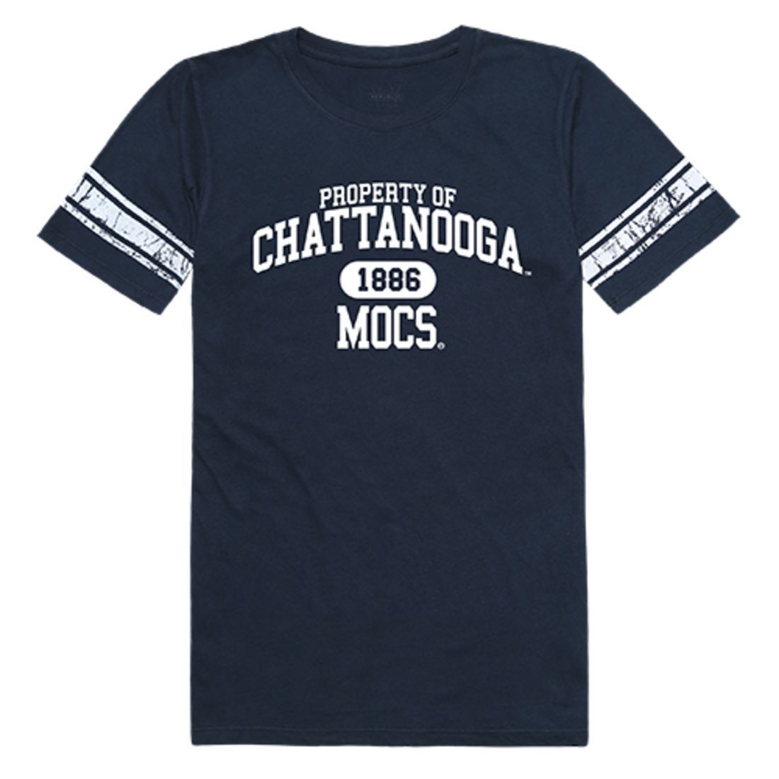 University of Tennessee at Chattanooga UTC MOCS MOCS Womens Property Tee T-Shirt Navy-Campus-Wardrobe