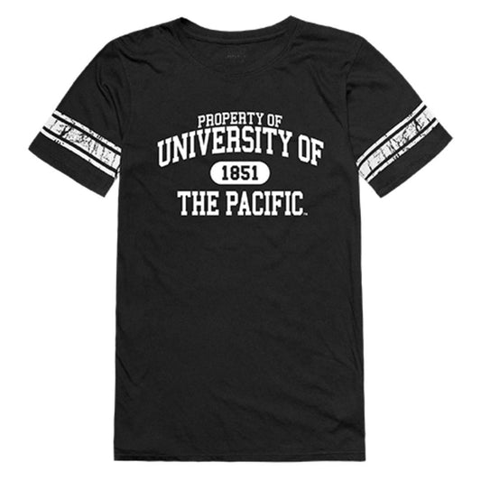 University of the Pacific Tigers Womens Property Tee T-Shirt Black-Campus-Wardrobe