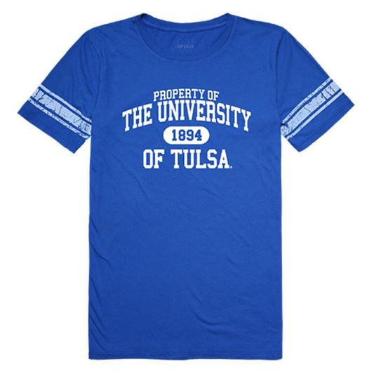 University of Tulsa Golden Hurricane Womens Property Tee T-Shirt Royal-Campus-Wardrobe